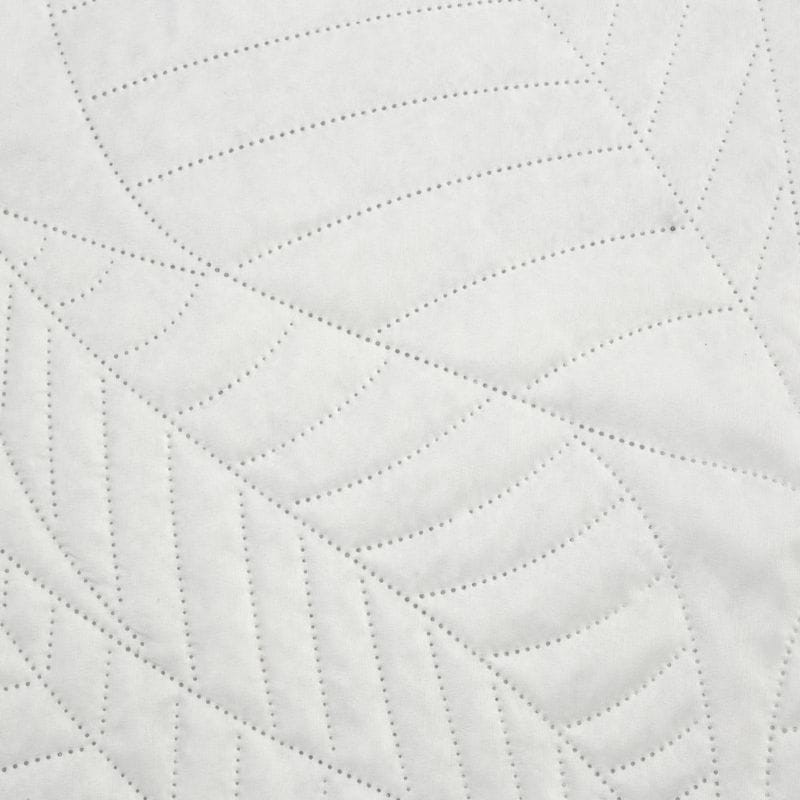 NARZUTA WYTŁOCZONA W LIŚCIE 170X210 CM BIAŁA