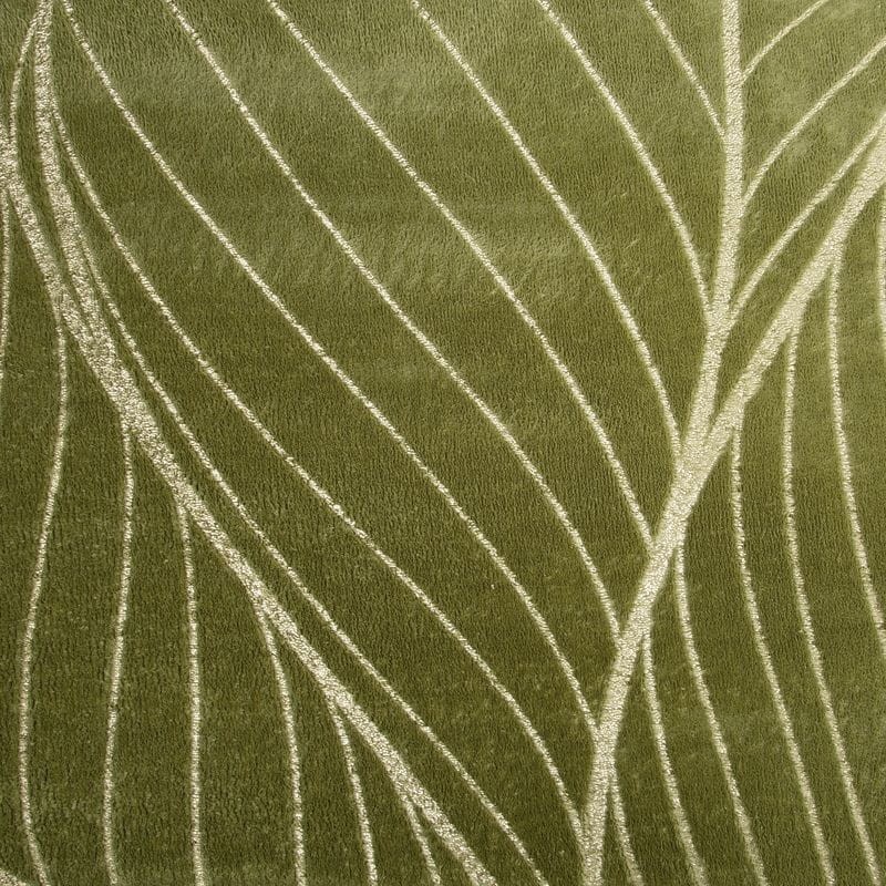 KOC MIKROFIBRA ZŁOTE LIŚCIE 150 X 200 CM OLIWKOWY