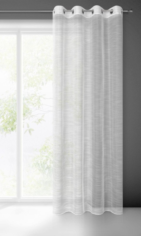 FIRANA POZIOME NITKI PRZELOTKI 140X250 CM BIAŁA