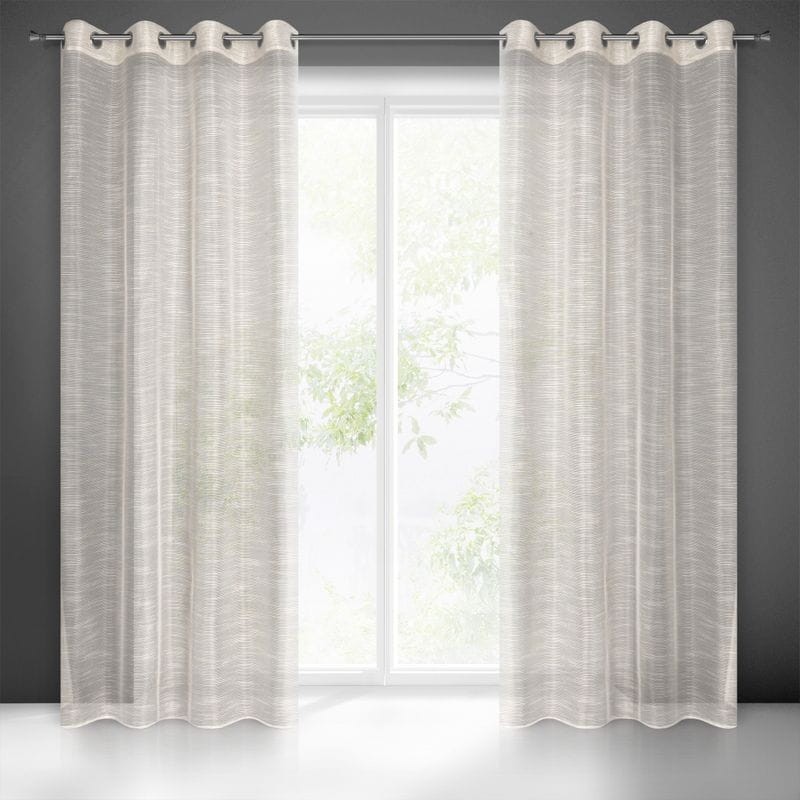 FIRANA POZIOME NITKI PRZELOTKI 140X250 NATURALNA