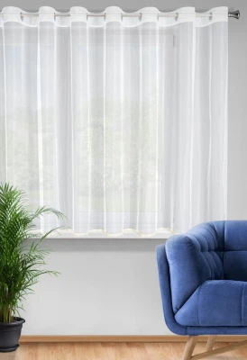 FIRANA FIRANKA PRZELOTKI KORONKA 300X150 CM BIAŁA