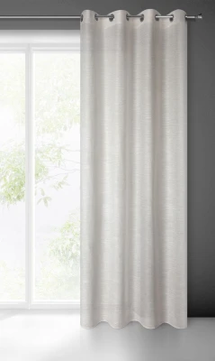 ZASŁONA LUŹNY SPLOT PRZELOTKI 140X250 CM NATURALNA