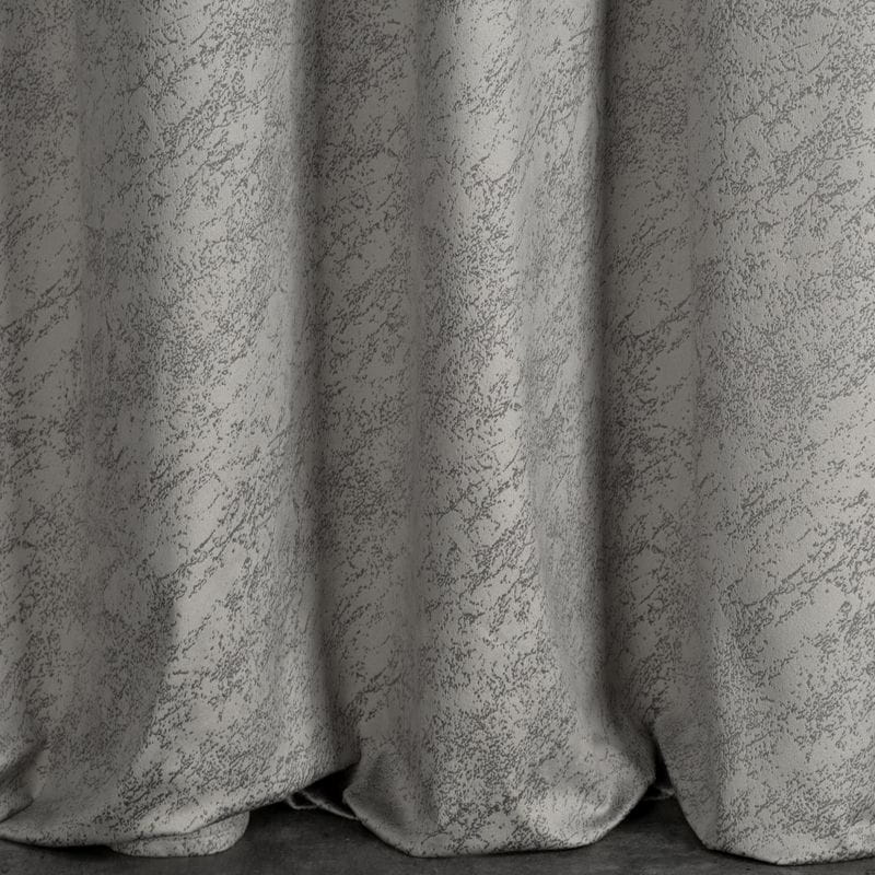 ZASŁONA MARMUR WELUR VELVET TAŚMA 140X270 SZARA