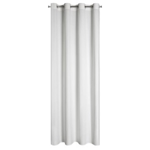 ZASŁONA NA PRZELOTKACH WELUR VELVET 140X250 BIAŁY