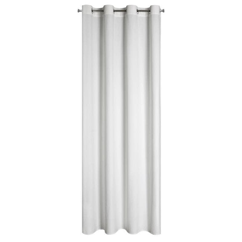 ZASŁONA NA PRZELOTKACH WELUR VELVET 140X250 BIAŁY