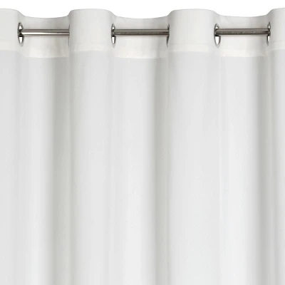 ZASŁONA NA PRZELOTKACH WELUR VELVET 140X250 BIAŁY