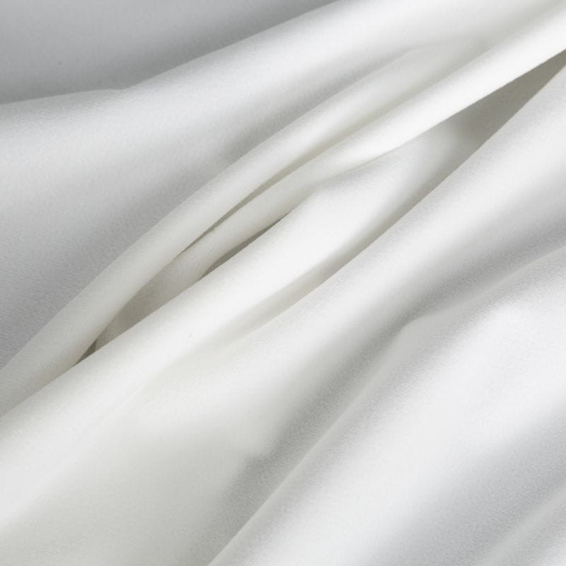 ZASŁONA NA PRZELOTKACH WELUR VELVET 140X250 BIAŁY