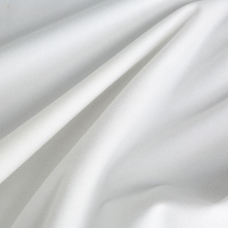 ZASŁONA NA PRZELOTKACH WELUR VELVET 140X250 BIAŁY