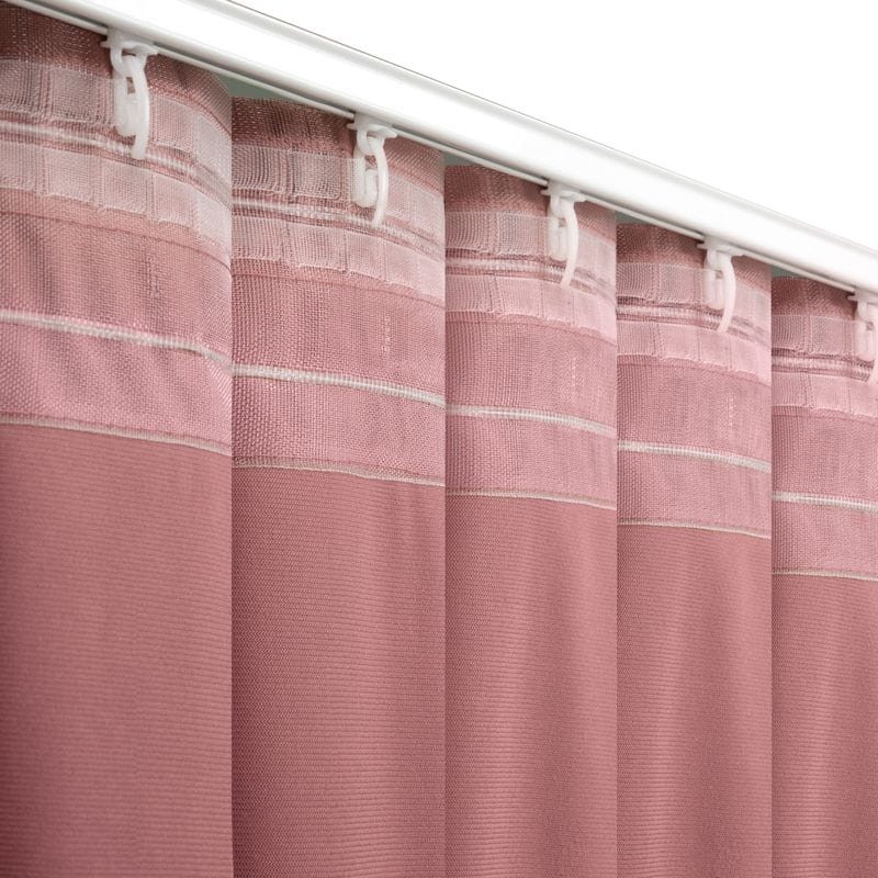 GŁADKA ZASŁONA WELUR VELVET TAŚMA 140X300 PUDROWA