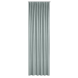 GŁADKA ZASŁONA WELUR VELVET TAŚMA 140X300 SZARA