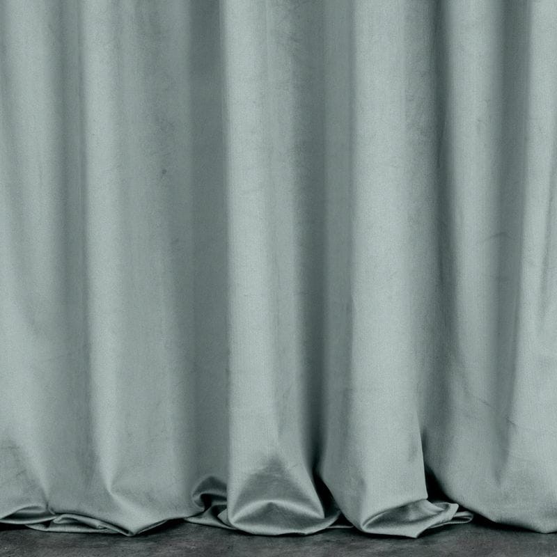 GŁADKA ZASŁONA WELUR VELVET TAŚMA 140X300 SZARA