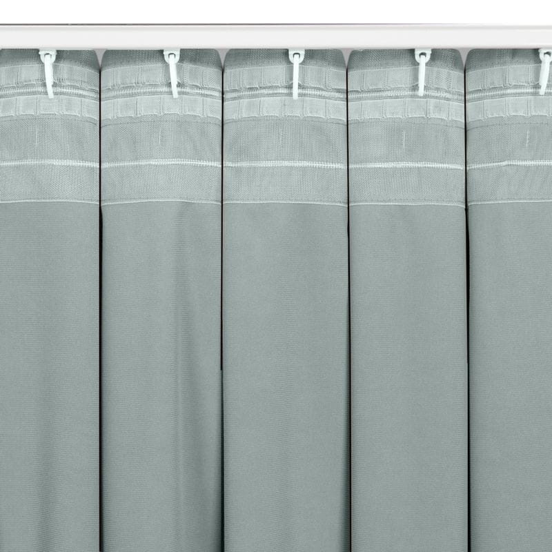GŁADKA ZASŁONA WELUR VELVET TAŚMA 140X300 SZARA