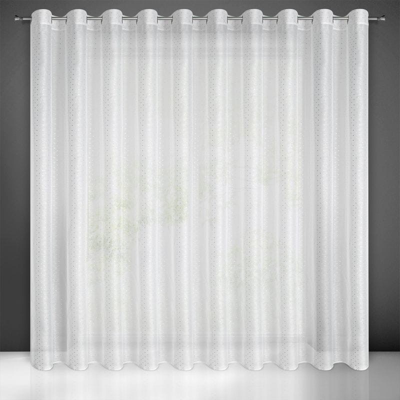 FIRANA FIRANKA NA PRZELOTKACH 300X250 CM BIAŁA