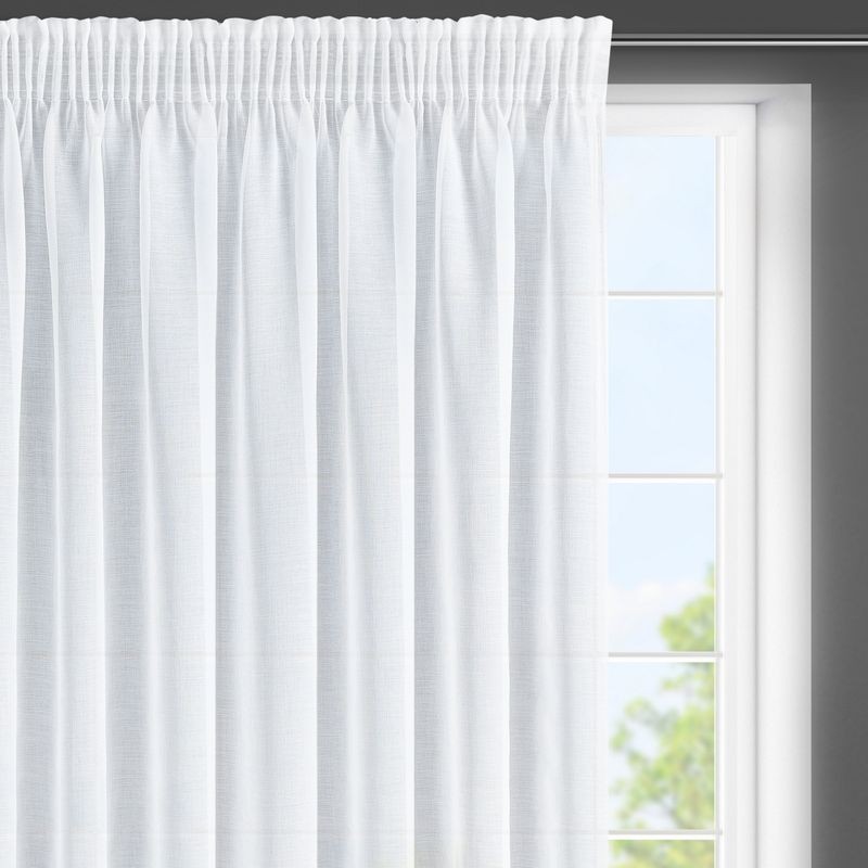 FIRANA GOTOWA LANA NA TAŚMIE 350X150 CM BIAŁY