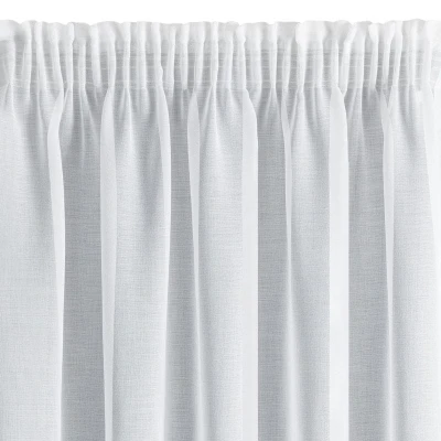 FIRANA GOTOWA LANA NA TAŚMIE 350X150 CM BIAŁY