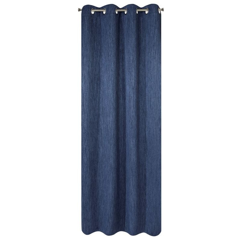ZASŁONA GOTOWA przelotki gruba 140X250 CM GRANATOWY