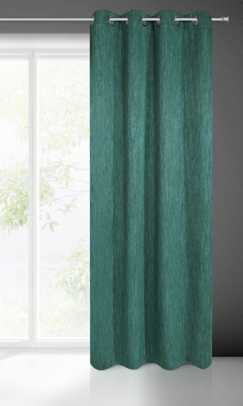 ZASŁONA GOTOWA przelotki gruba 140X250 CM ZIELONY