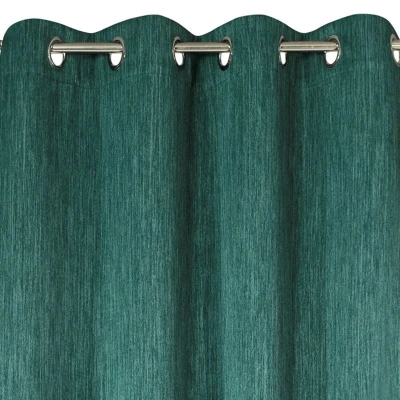 ZASŁONA GOTOWA przelotki gruba 140X250 CM ZIELONY