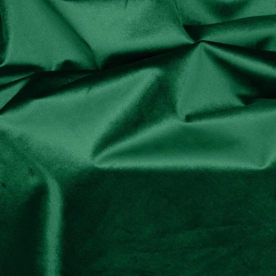 Zasłona 140x270 zielona WELUR WELWET NA TAŚMIE