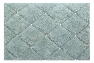 DYWANIK ŁAZIENKOWY GLAMOUR BAWEŁNA 60X90 MIĘTOWY