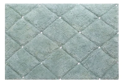 DYWANIK ŁAZIENKOWY GLAMOUR BAWEŁNA 60X90 MIĘTOWY