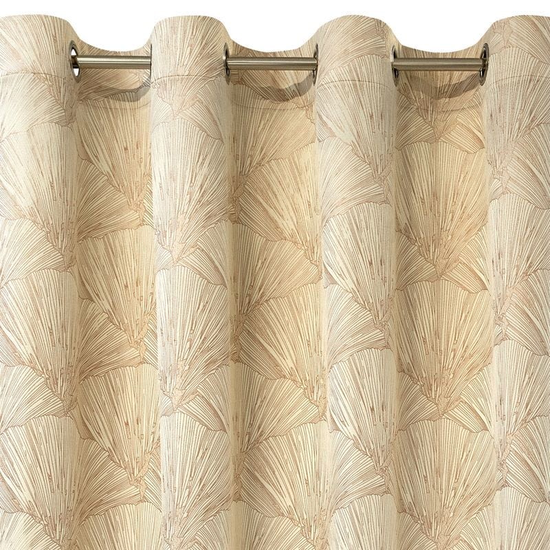 ZASŁONA WELUR VELVET PRZELOTKI 140X250 KREMOWA