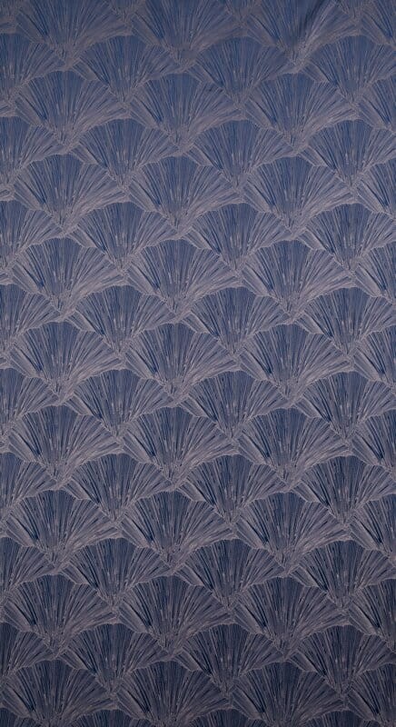 ZASŁONA WELUR VELVET ZŁOTY NADRUK 140X250CM GRANAT