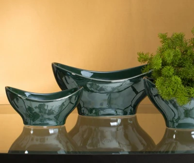 MISA MISKA OZDOBNA NACZYNIE 30X18X15 CM TURKUSOWA