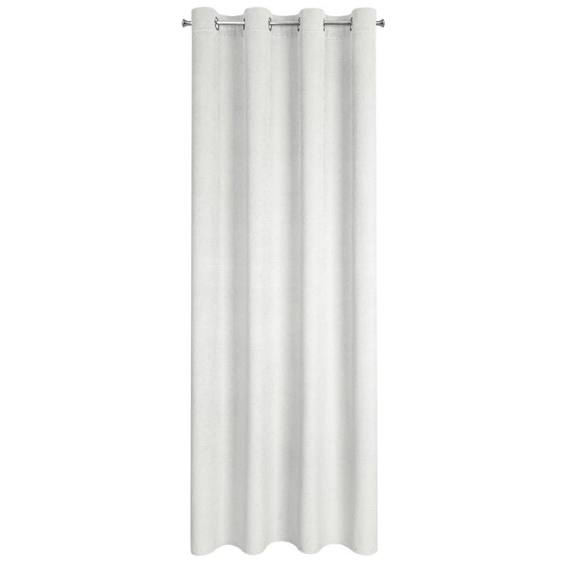ZASŁONA TŁOCZONA WELUR VELVET 140X250 CM BIAŁA