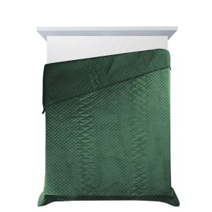 NARZUTA VELVET WELUR PIKOWANA 170X210 ZIELONY