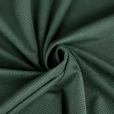 ZASŁONA PRZELOTKI WELUR VELVET 140X250 CM ZIELONA