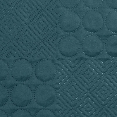 NARZUTA GEOMETRYCZNA PATCHWORK 220X240 TURKUSOWA