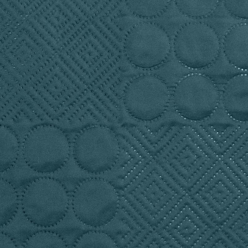 NARZUTA GEOMETRYCZNA PATCHWORK 220X240 TURKUSOWA