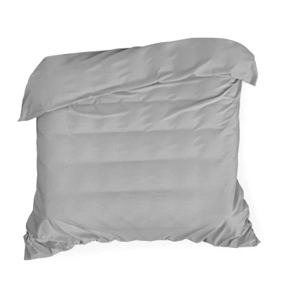 Poszewka na poduszkę z lamówką 220X200 Szara