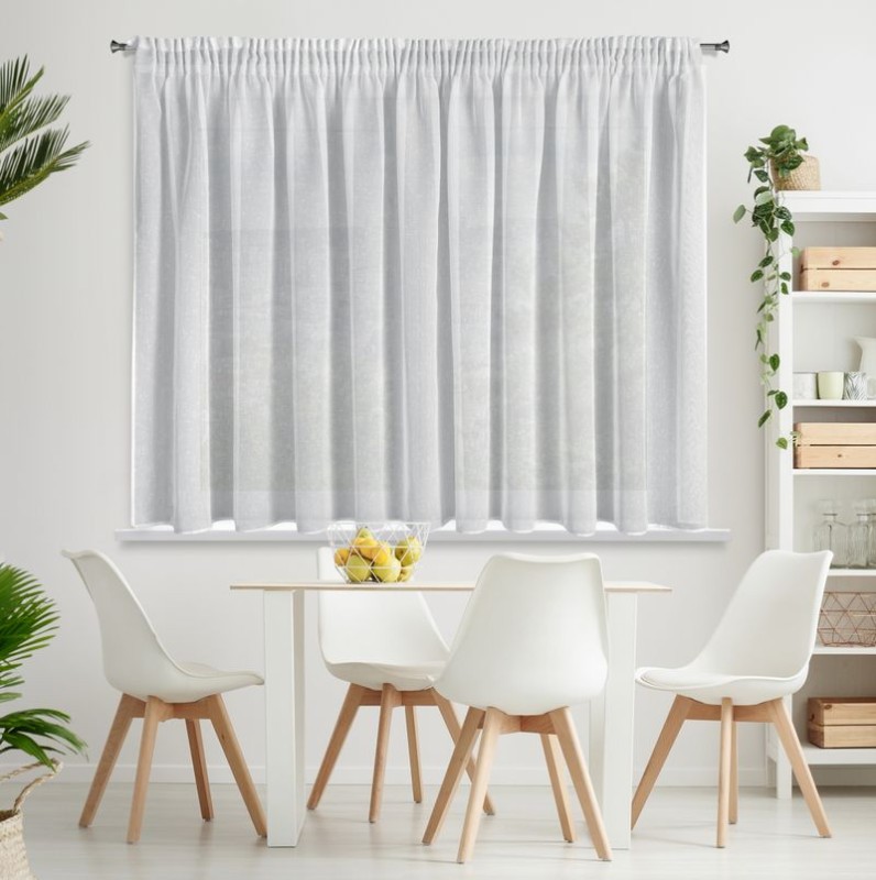 FIRANA FIRANKA NA TAŚMIE DESZCZYK 400X145 CM BIAŁA