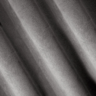 Zasłona welurowa welwetowa NA TAŚMIE 140X300 SZARA