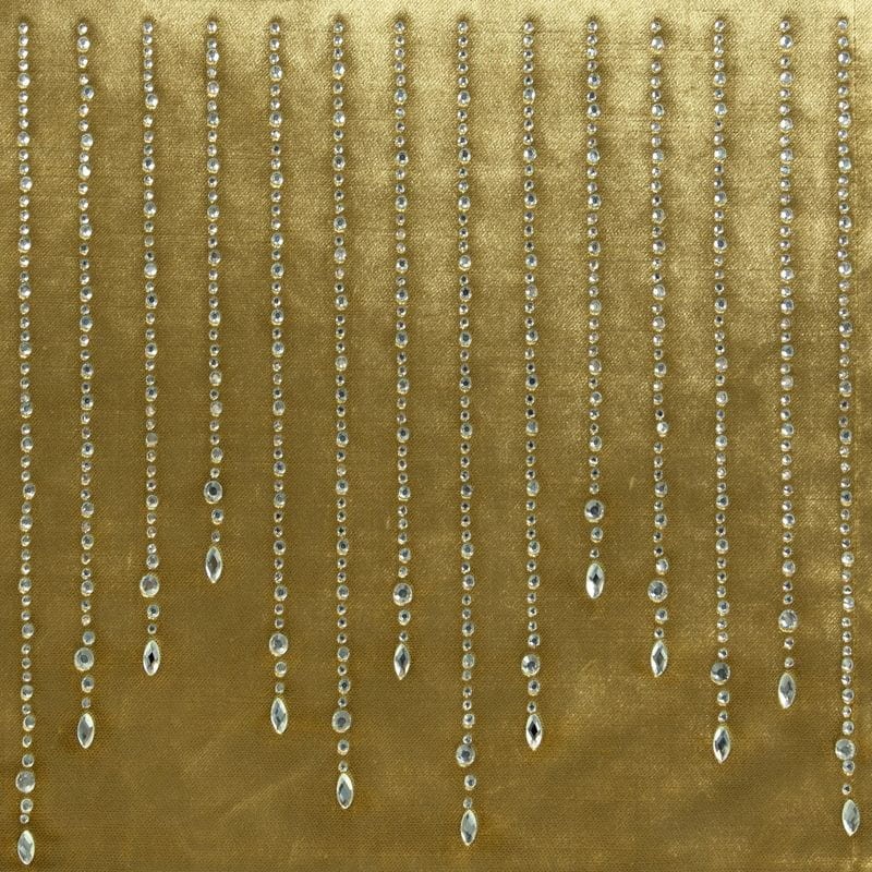 OBRUS BIEŻNIK WELUR VELVET GLAMOUR 35X220CM ZŁOTY