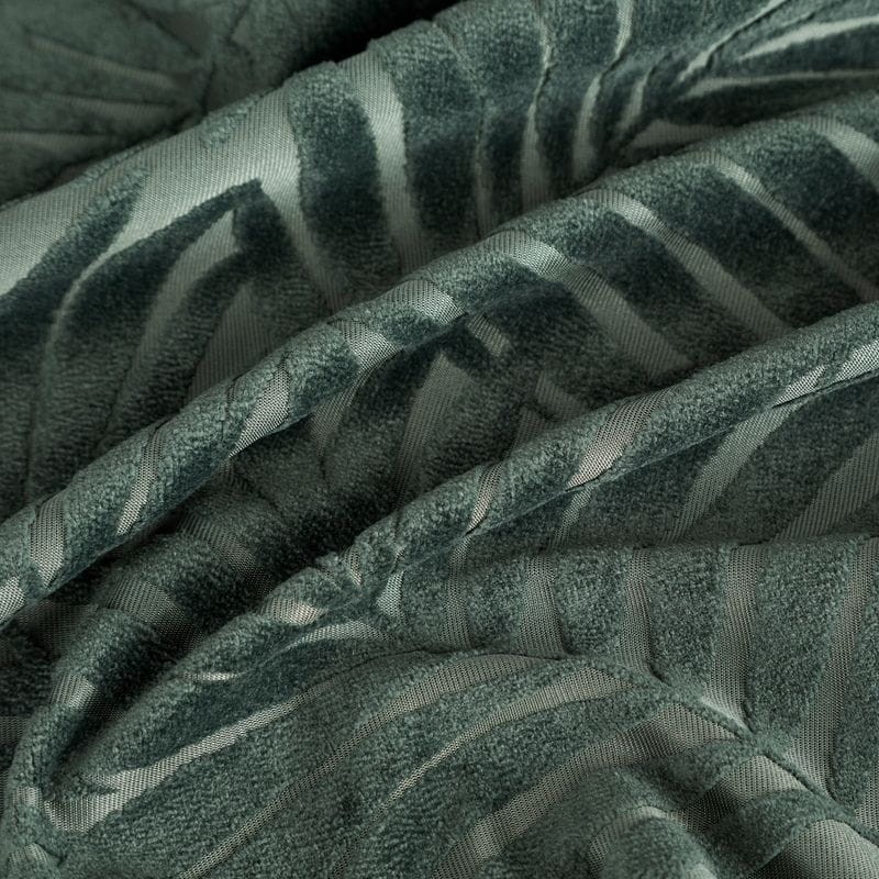 ZASŁONA PRZELOTKI LIŚCIE PALMY 140X250 MIĘTOWA