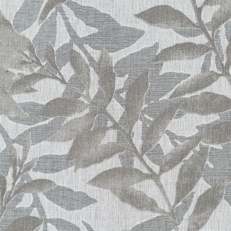 ZASŁONA NA PRZELOTKACH LIŚCIE 140X250 CM SZARA
