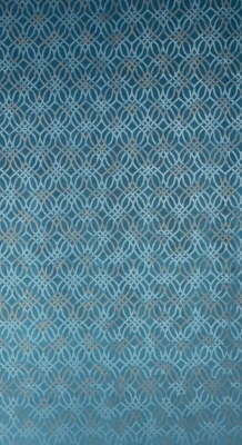 ZASŁONA WELUR PRZELOTKI TŁOCZONA 140X250 NIEBIESKI