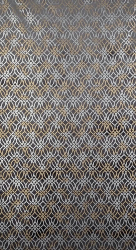 ZASŁONA WELUR PRZELOTKI TŁOCZONA 140X250 SZARA