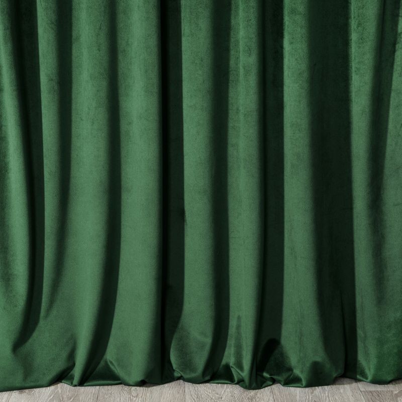 ZASŁONA welurowa Velvet Welwet 215X250 CM Zielona
