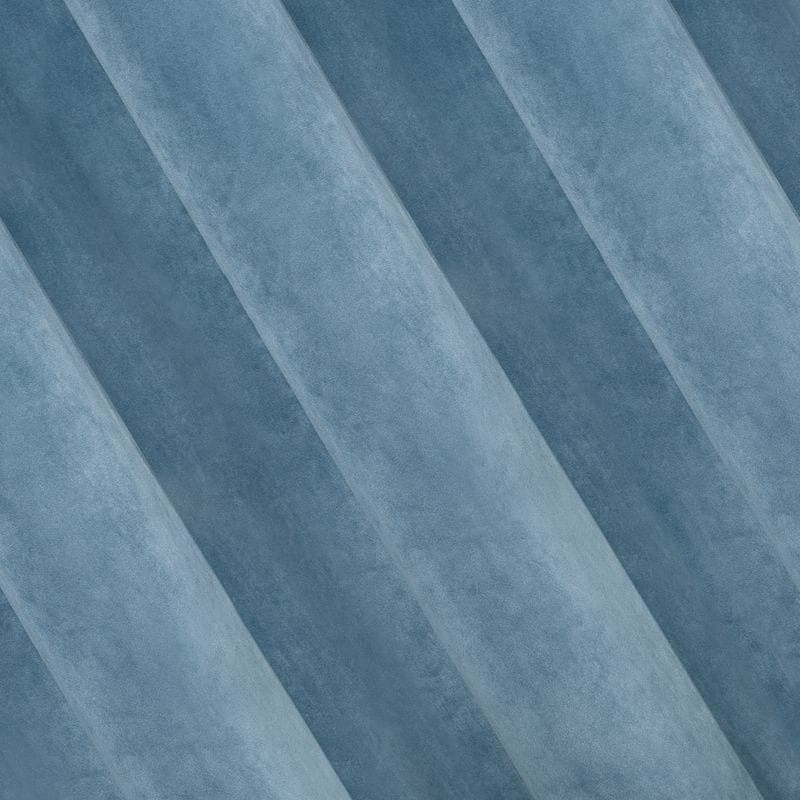 zasłona MIĘCIUTKI WELWET kółka 140X250 CM NIEBIESKA