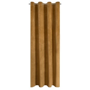 zasłona MIĘCIUTKI WELWET kółka140X250 CM ZŁOTY