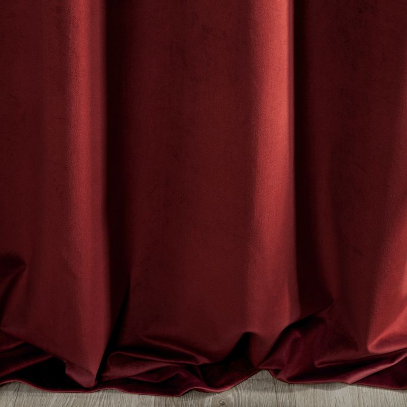 ZASŁONA welwet welur velvet kółka 140X250 BORDOWA