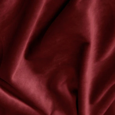 ZASŁONA welwet welur velvet kółka 140X250 BORDOWA