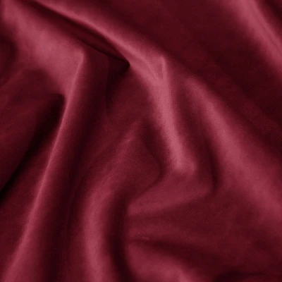 ZASŁONA welwet welur velvet kółka 140X250 BORDOWA