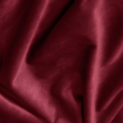 ZASŁONA welwet welur velvet kółka 140X250 BORDOWA