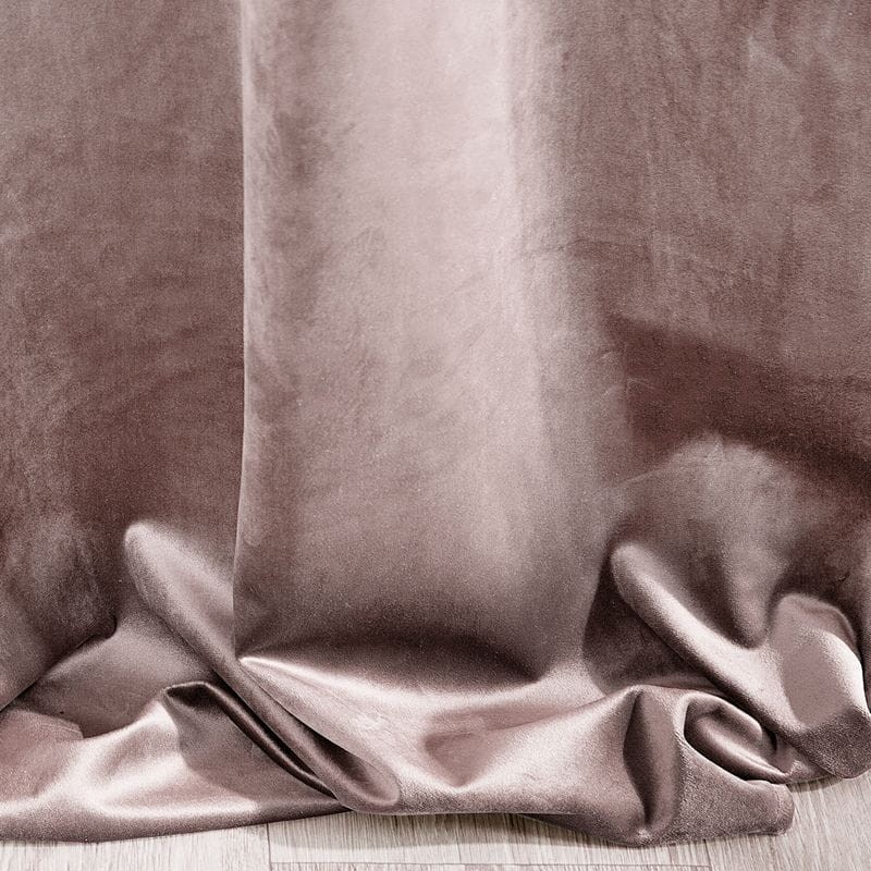 ZASŁONA welwet welur velvet kółka 140X250 PUDROWA