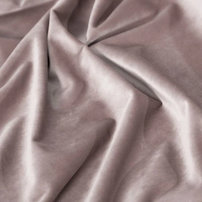 ZASŁONA welwet welur velvet kółka 140X250 PUDROWA